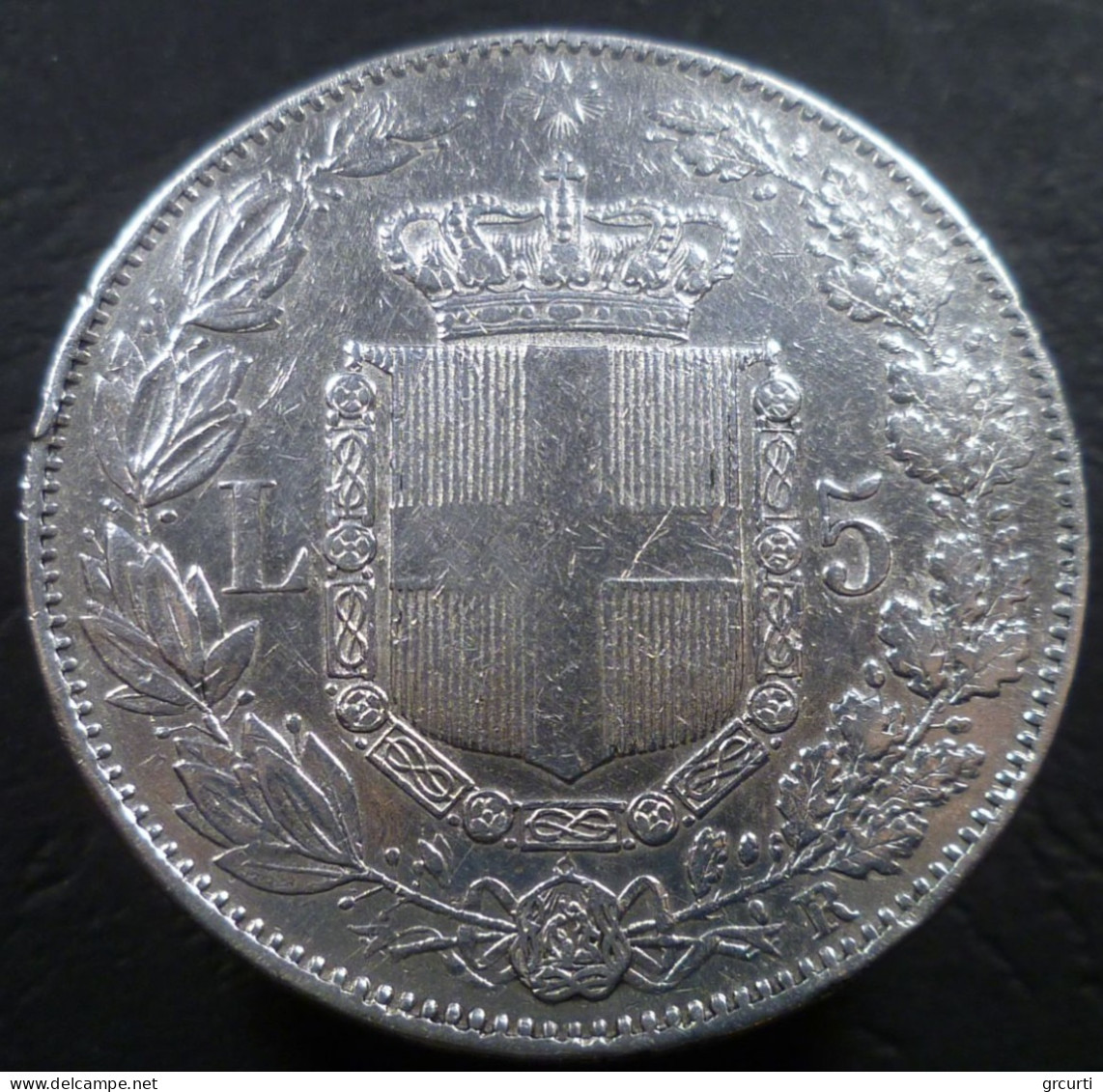 Regno D'Italia - 5 Lire 1879 R - Umberto I° - Gig. 24 - KM# 20 - 1878-1900 : Umberto I