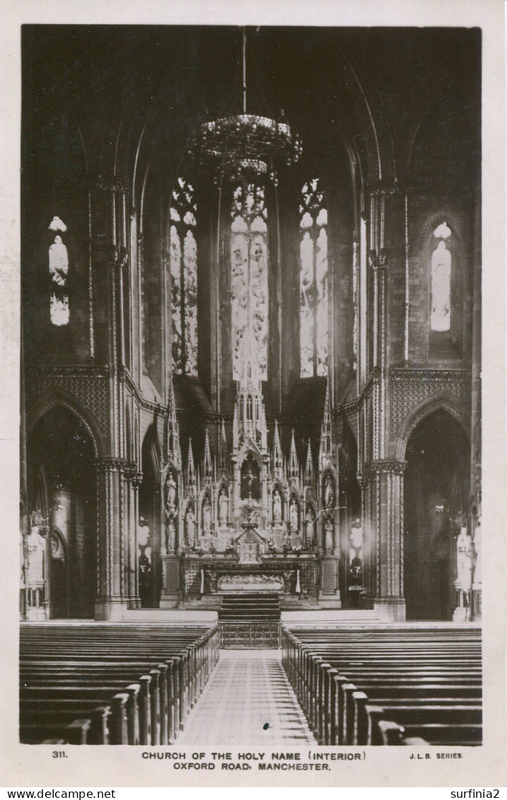 MANCHESTER - OXFORD ROAD - CHURCH OF THE HOLY NAME (INTERIOR) RP  Ma782 - Manchester