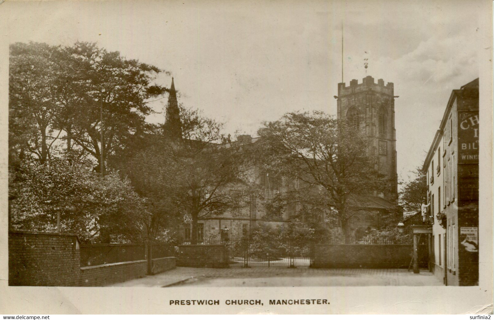 MANCHESTER - PRESTWICH CHURCH RP  Ma784 - Manchester