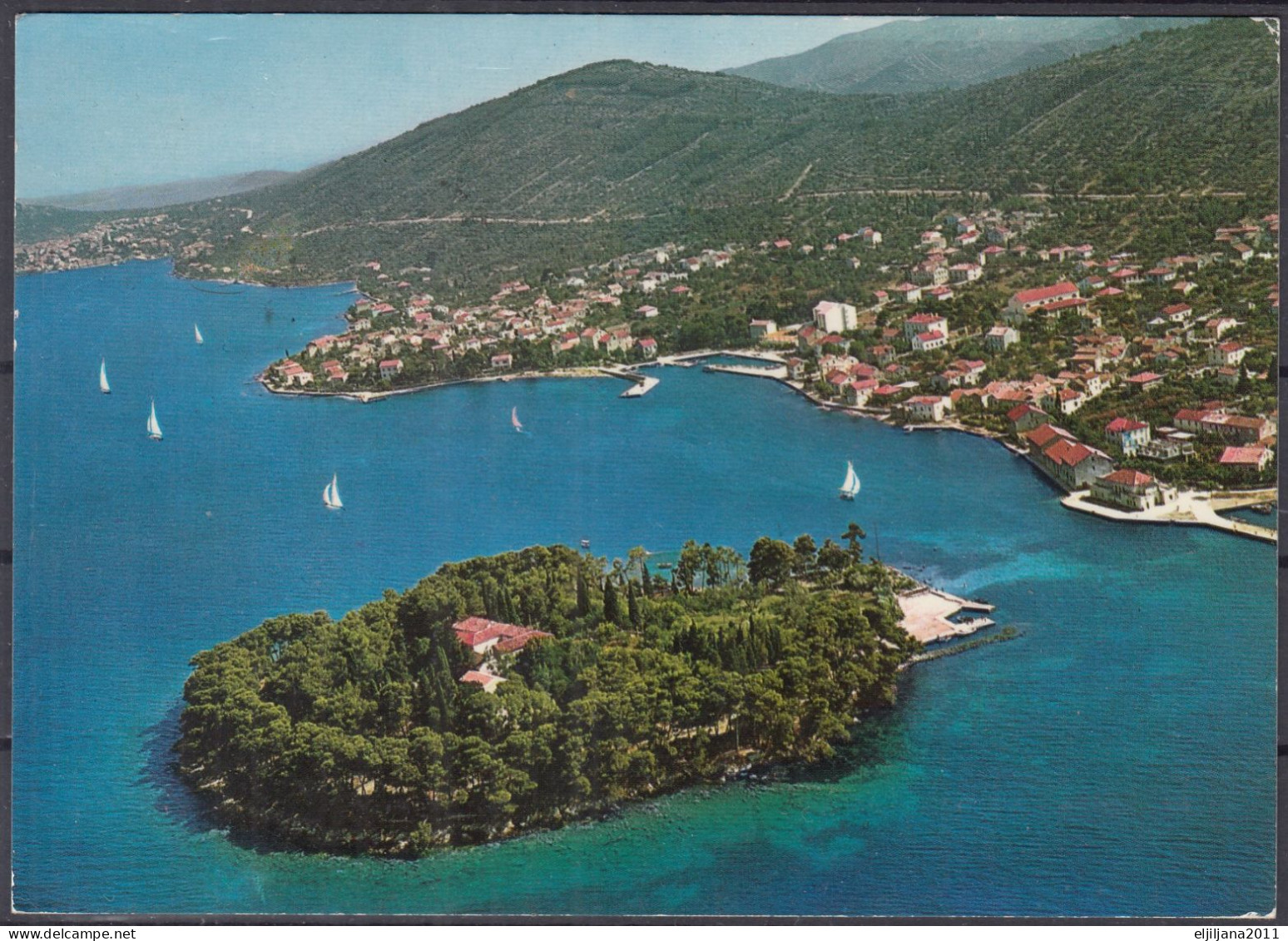 Yugoslavia / Croatia ⁕ PREKO Island Of Ugljan 1972 - Used Postcard - Yougoslavie