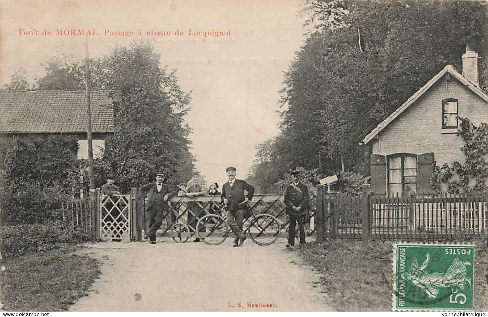 59 - NORD - MORMAL - Forêt - Passage à Niveau De Locquignol - Garde Barrière, Aiguilleur - 10308 - Merville