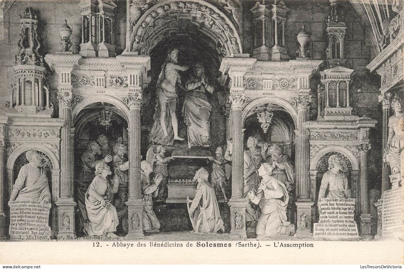 FRANCE - Les Saints De Solesmes - Le Tombeau Du Christ - 1496 - Carte Postale Ancienne - Solesmes
