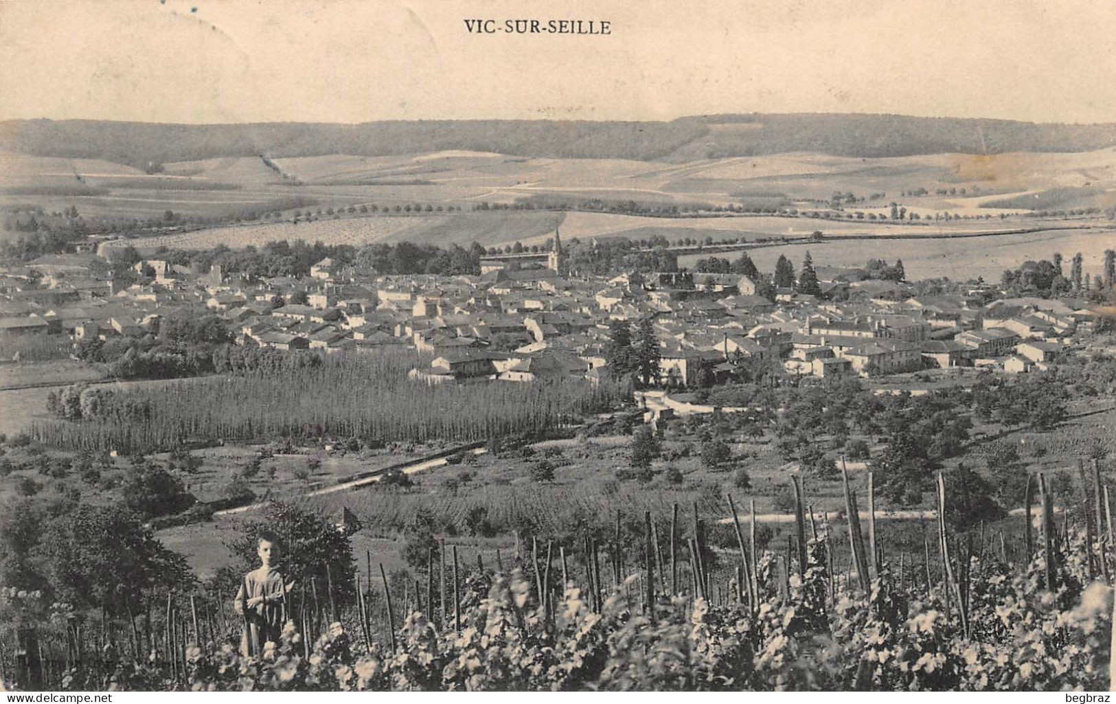 VIC SUR SEILLE   VUE GNERALE - Vic Sur Seille