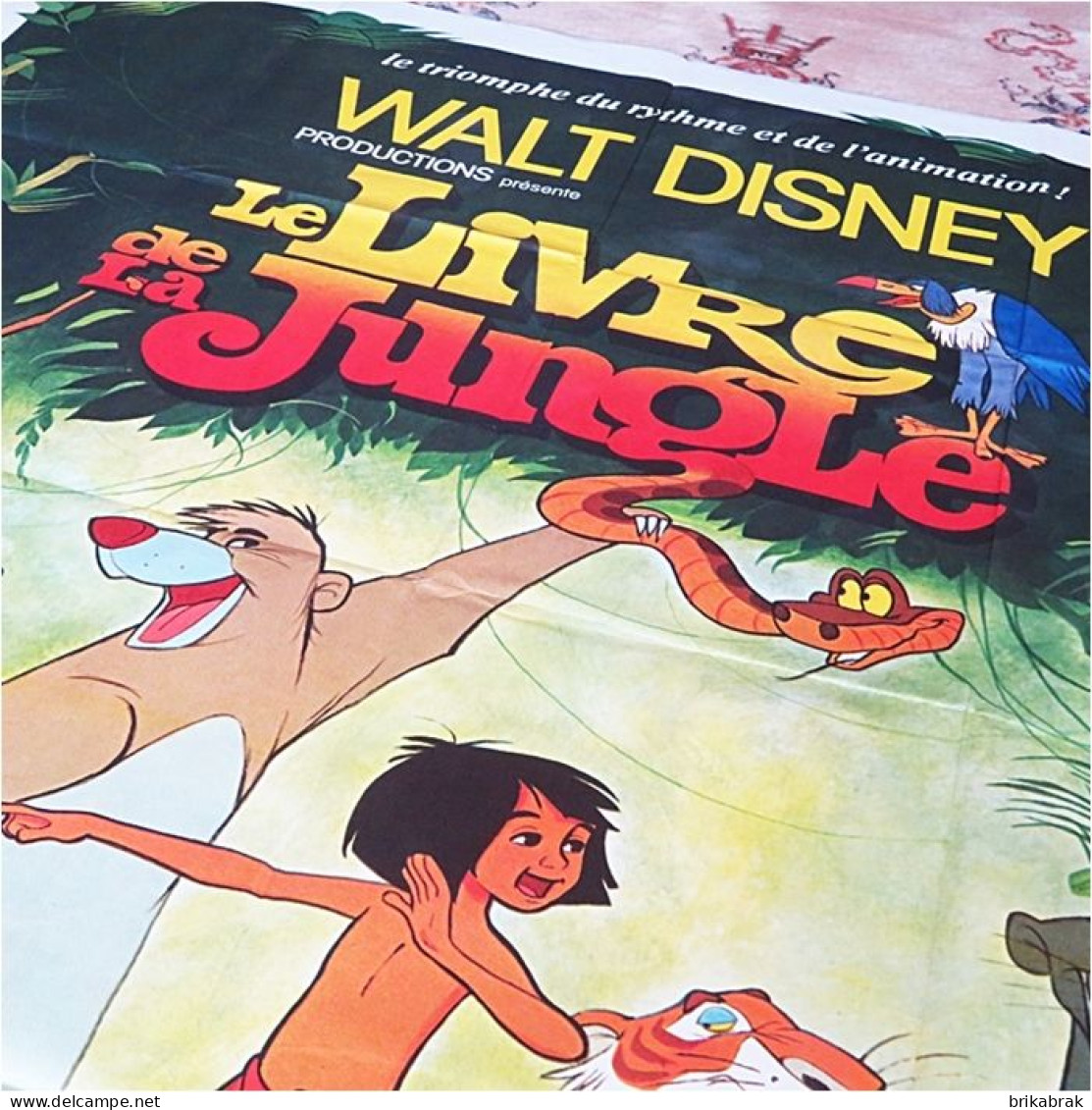 AFFICHE DE CINEMA FILM LE LIVRE DE LA JUNGLE - Walt Disney Dessin Animé Animation - Affiches & Posters