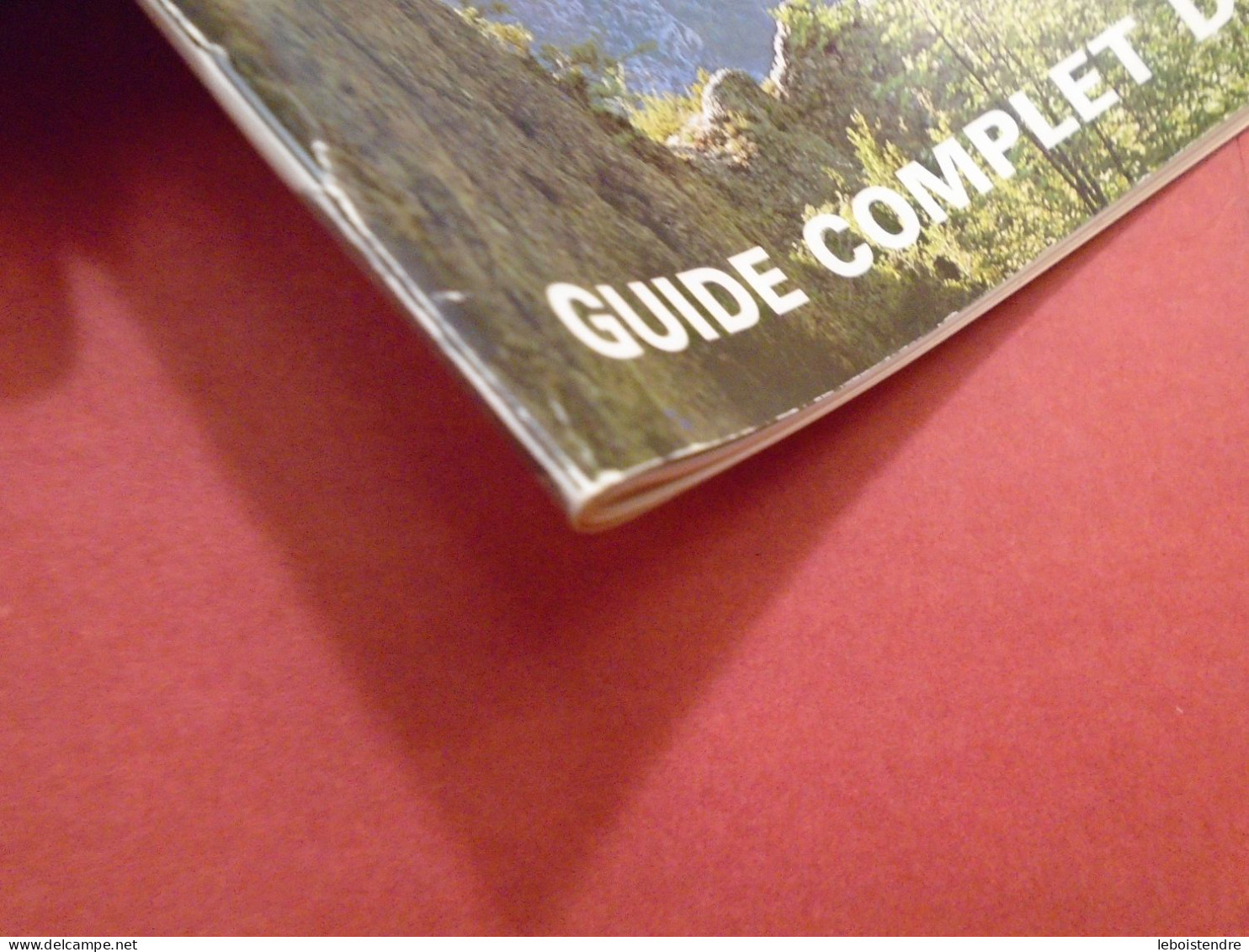 GORGES DU VERDON GUIDE COMPLET DU GRAND CANON DETAILLE EXCLUSIF SENTIERS ROUTES ET FOND AVEC CARTE / POSTER A PART