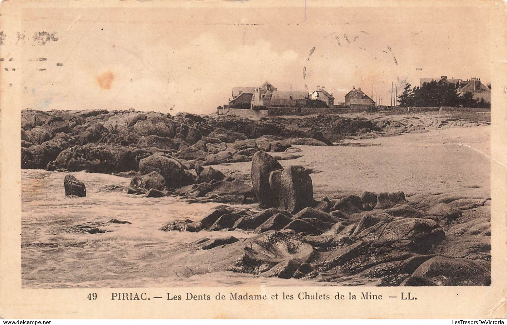 FRANCE - Piriac - Les Dents De Madame Et Les Chalets De La Mine - LL - Carte Postale Ancienne - Piriac Sur Mer