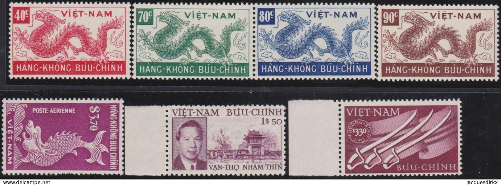 Vietnam     .    7 Stamps      .    **       .     MNH - Viêt-Nam