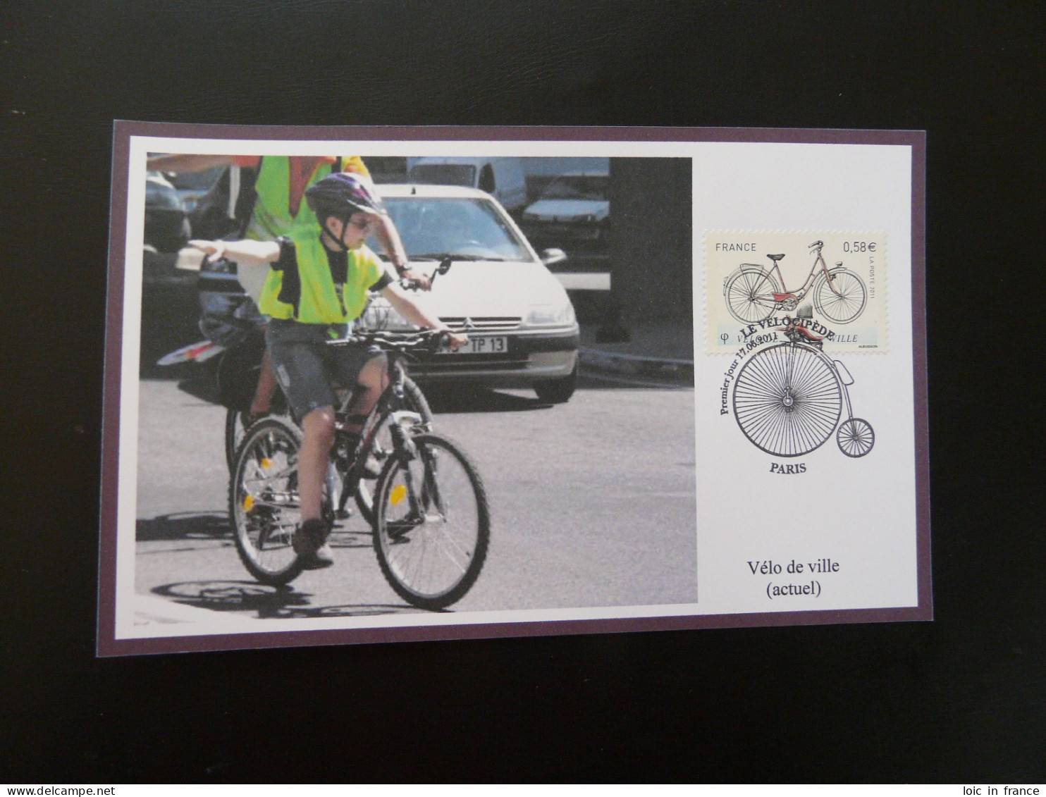 Carte FDC Card Vélo Bicycle France 2011 - Ciclismo