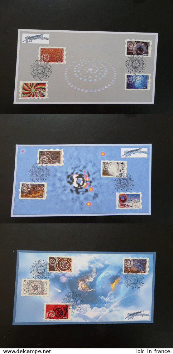 Carte FDC Card (x3) Dynamiques Art Photographique Photography France 2014 - Photographie