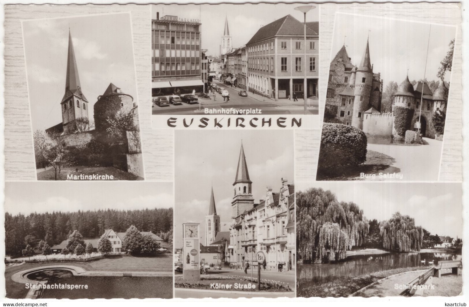 Euskirchen: Martinskirche, Bahnhofvorplatz,Burg Satzfey, Steinbachsperre, Kölner Straße, Schillerpark - (Deutschland) - Euskirchen