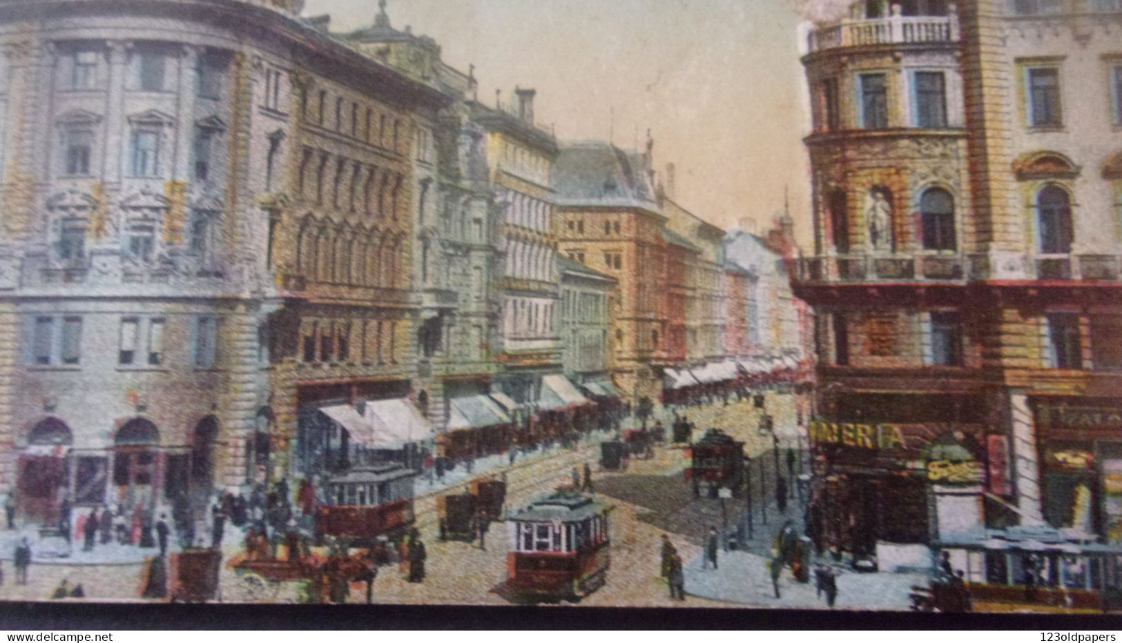 HUNGARIA HONGRIE TRAMWAY BUDAPEST RAKOCZI 1914 - Ungarn