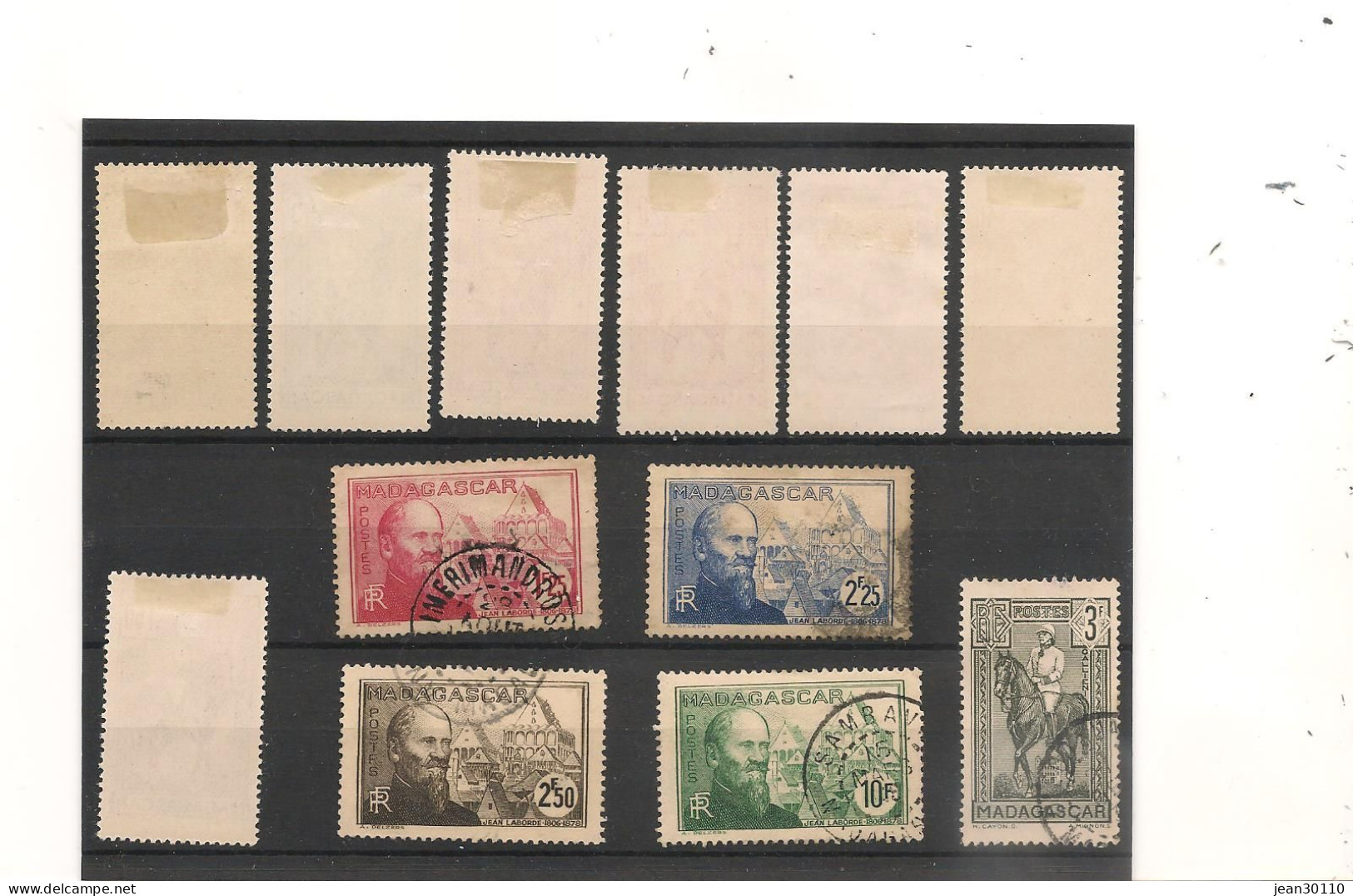 MADAGASCAR ANNÉES 1939/42 N° Y/T : 214/233 Oblitérés Ou (*) COTE: 22 € - Gebraucht