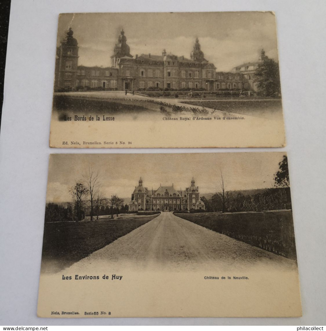 Collectie Belgie - Belgique 34 x Chateau - Kasteel ca 1900