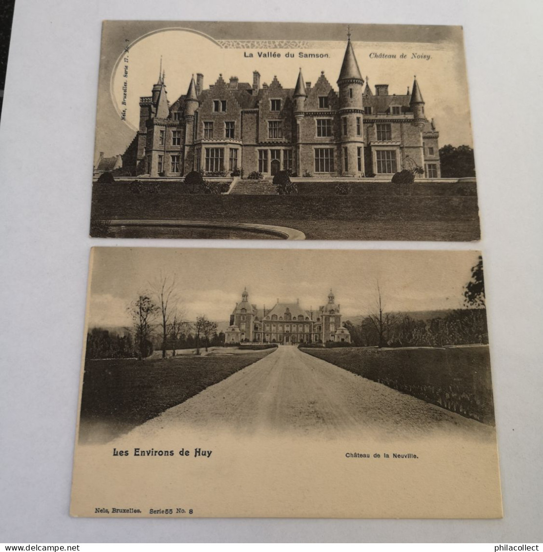 Collectie Belgie - Belgique 34 x Chateau - Kasteel ca 1900