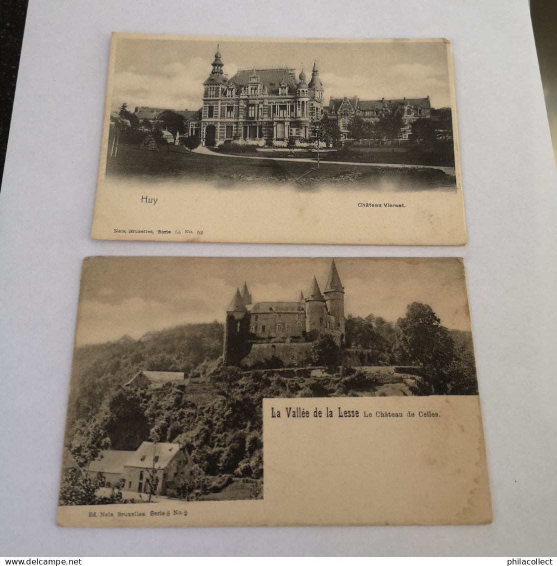 Collectie Belgie - Belgique 34 x Chateau - Kasteel ca 1900