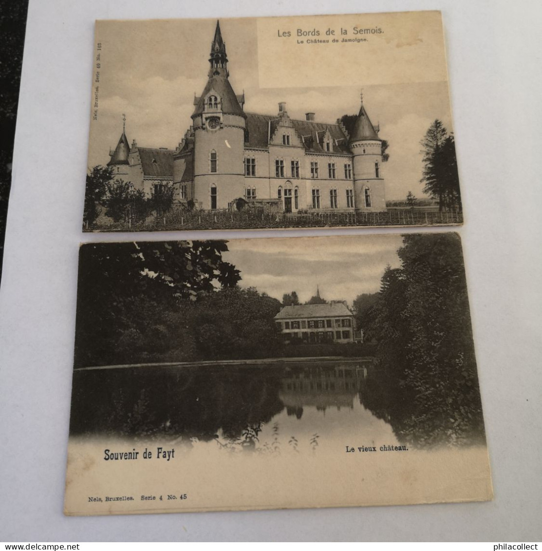 Collectie Belgie - Belgique 34 x Chateau - Kasteel ca 1900