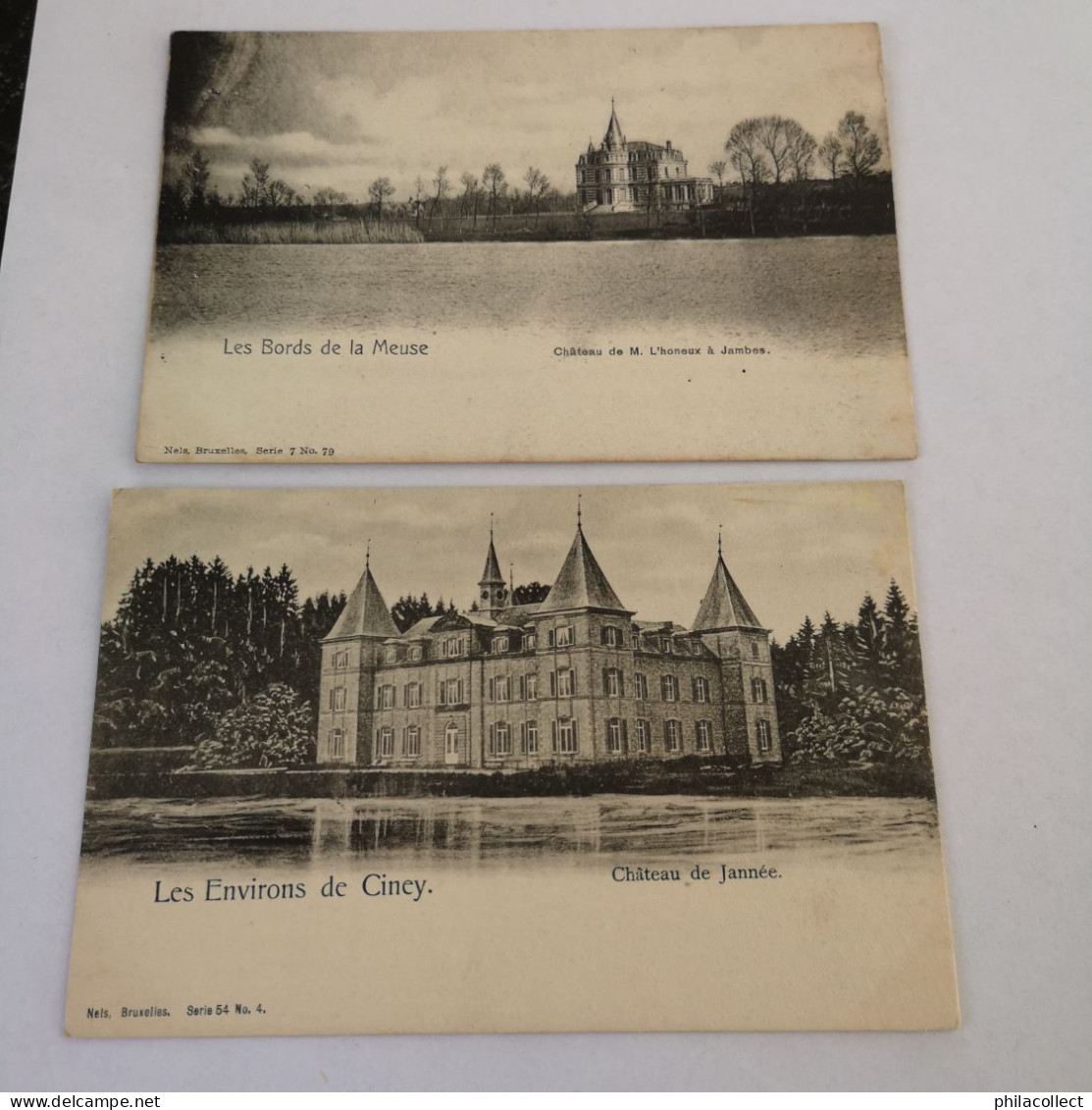Collectie Belgie - Belgique 34 x Chateau - Kasteel ca 1900