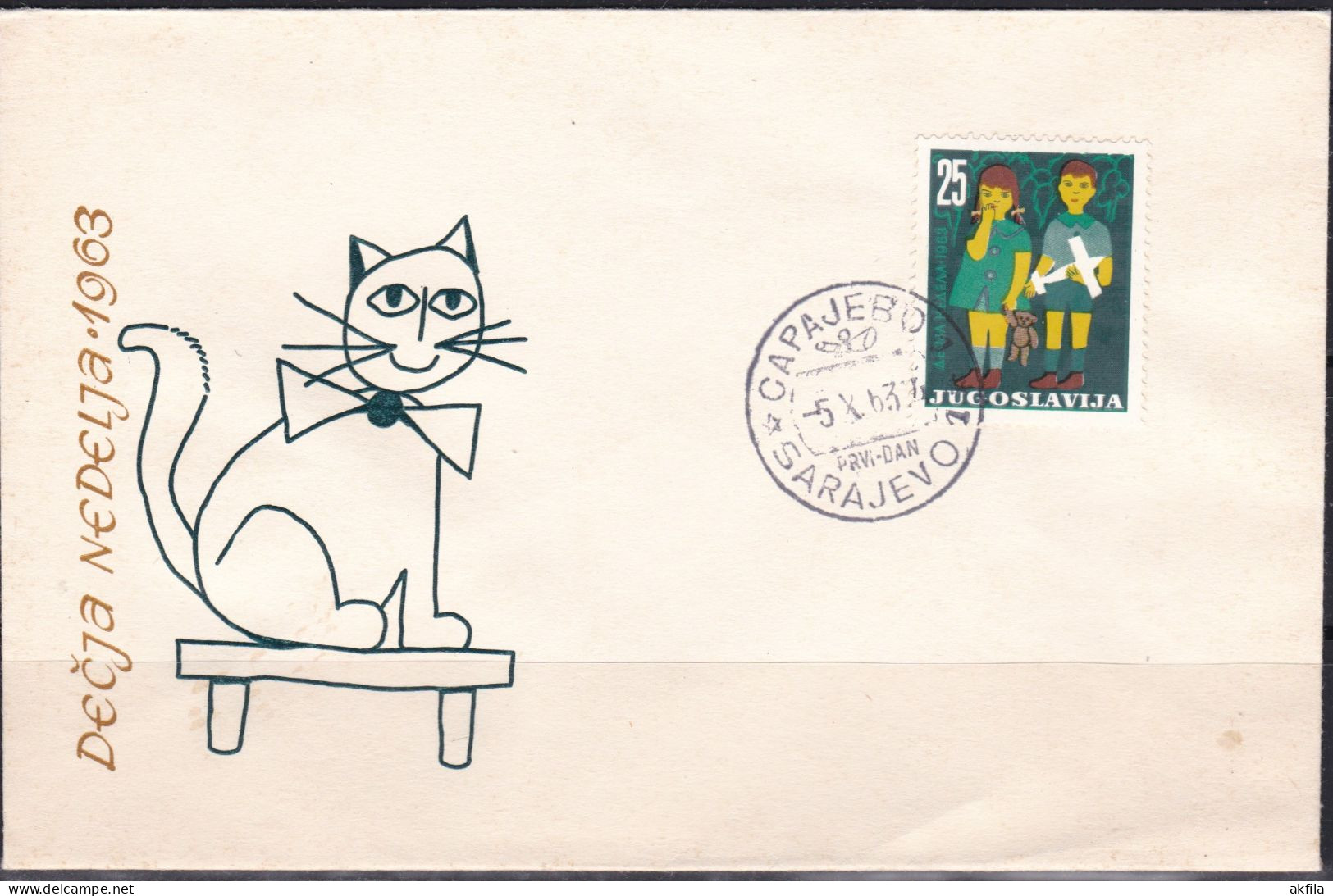 Yugoslavia 1963 Children's Week FDC - FDC