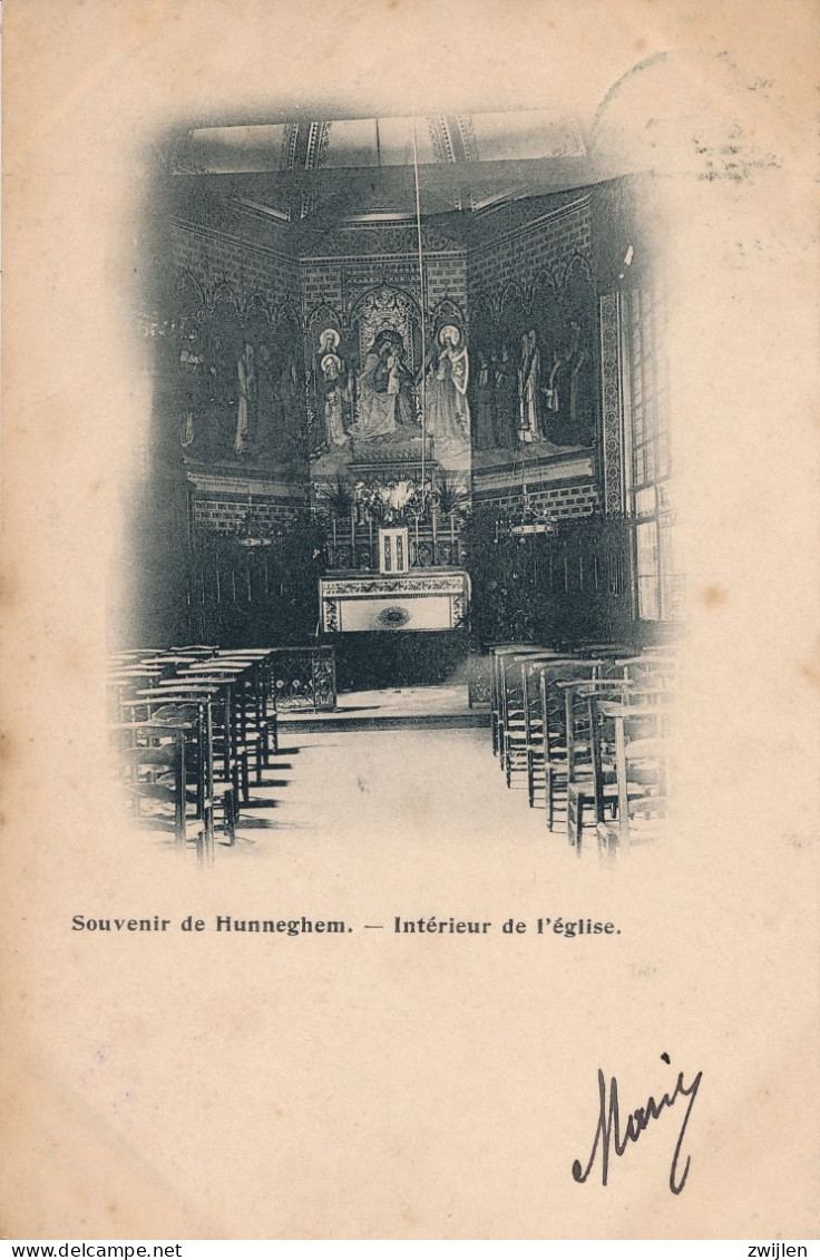 Grammont - Geraardsbergen - Souvenir De Hunneghem Hunnegem  Verstuurd 1904 ! Zeldzaam - Geraardsbergen