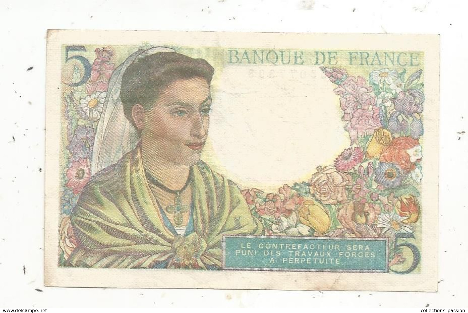 Billet, France, Le Verrier, 5-4-1945, TTB , 2 Scans - 50 F 1946-1951 ''Le Verrier''