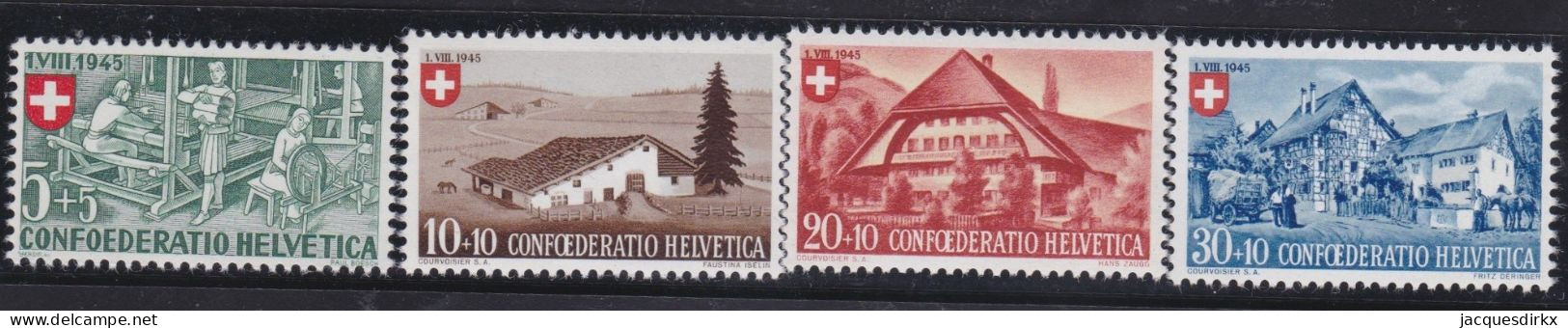 Switserland        . Y&T   .  419/422       .     **        .     MNH - Unused Stamps