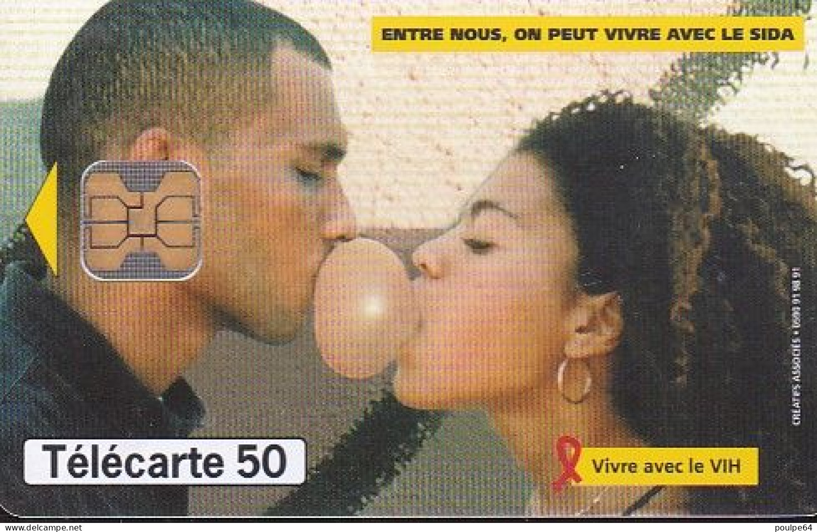 F932  11/1998 - VIVRE AVEC LE SIDA - 50 OB2 - 1998