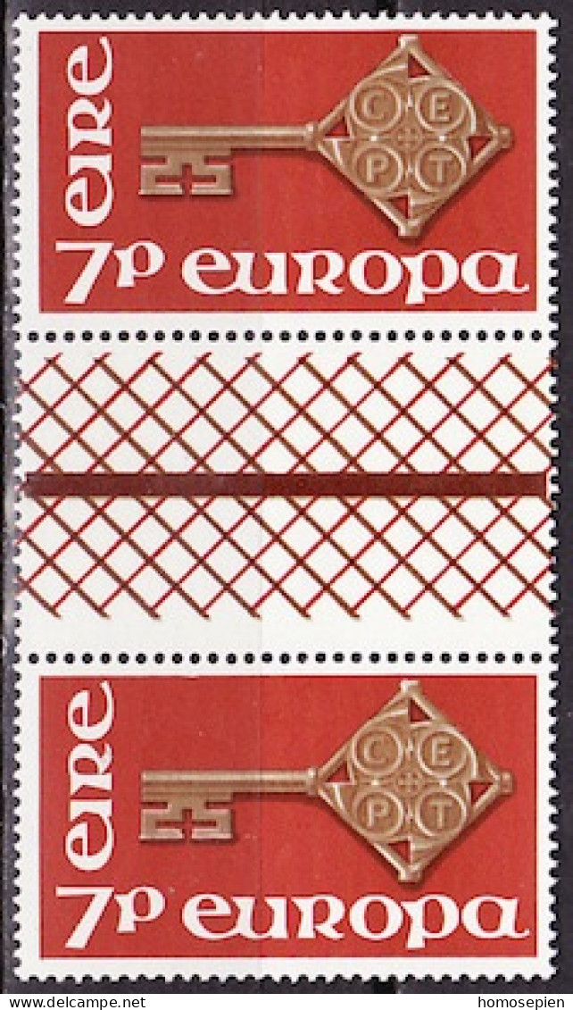 Irlande - Ireland - Irland 1968 Y&T N°IP203 à IP204 - Michel N°ZW202 à ZW203 *** - EUROPA - Interpanneau - Neufs