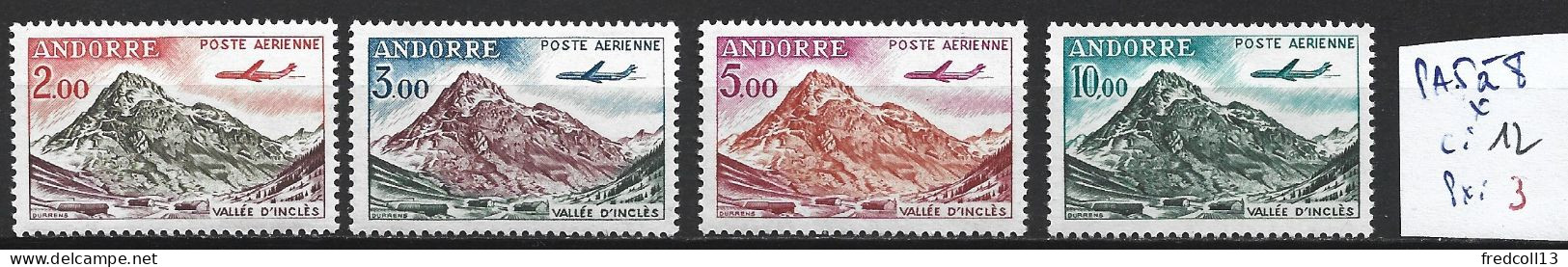 ANDORRE FRANCAIS PA 5 à 8 * Côte 12 € - Luchtpost