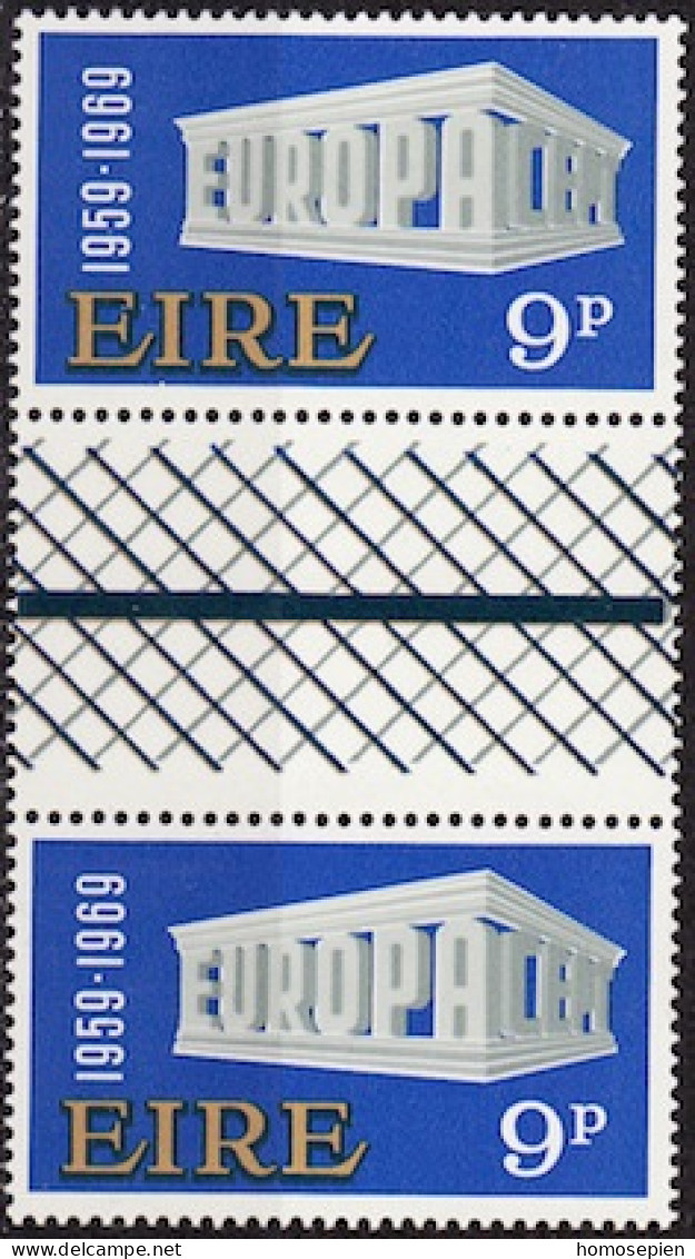 Europa CEPT 1969 Irlande - Ireland - Irland Y&T N°IP232 à 233 - Michel N°ZW230 à ZW231 *** - Interpanneau - 1969