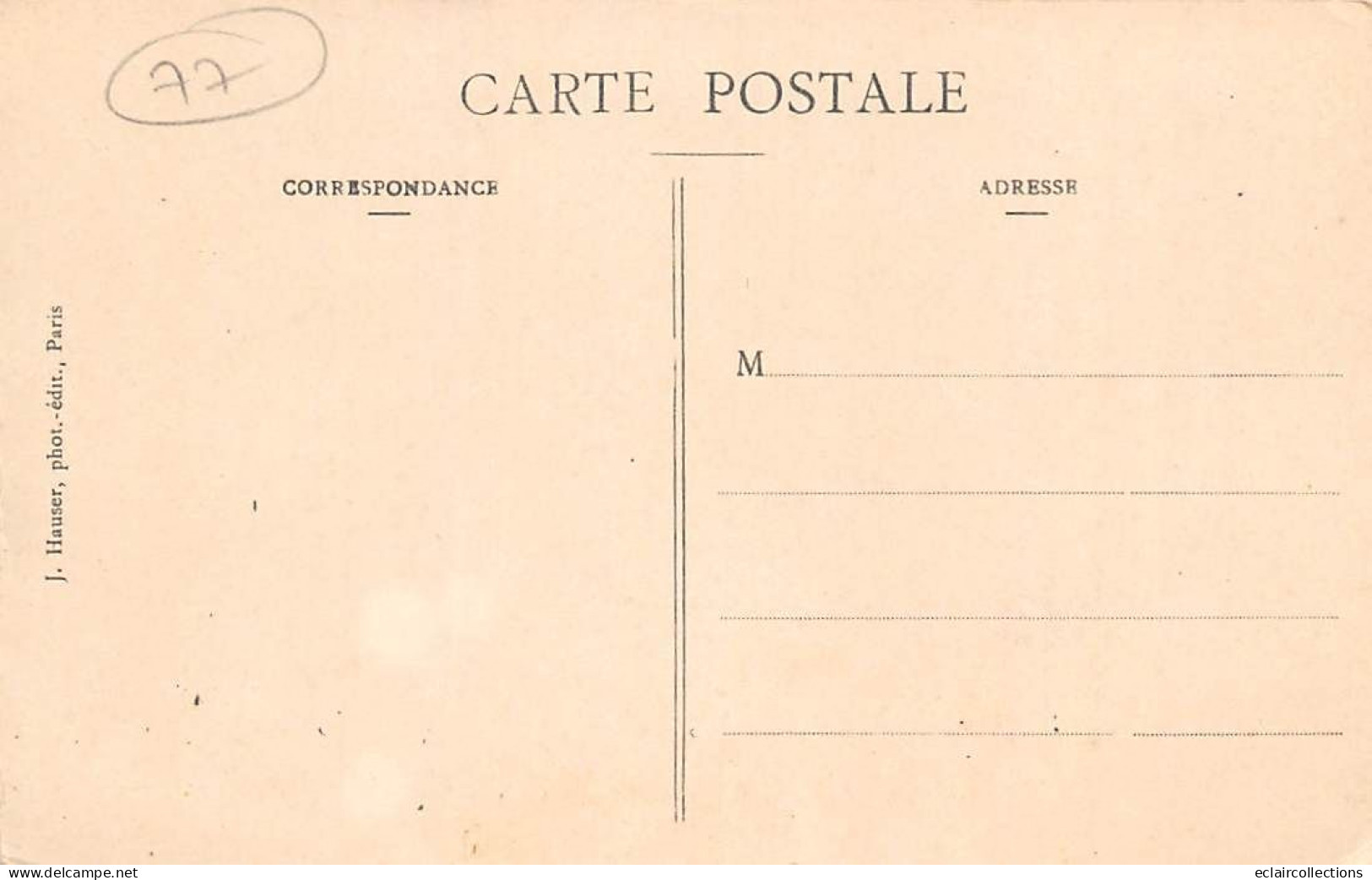 Passy  - Paris        92      Inondations De 1910.  Rue Van Loo                  (voir Scan) - Andere & Zonder Classificatie