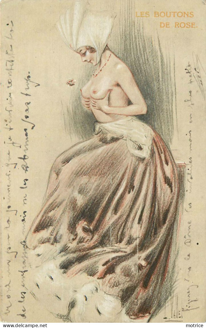 VALLET . L (illustrateur) - Les Bouton De Rose, Nu Féminin. - Vallet, L.