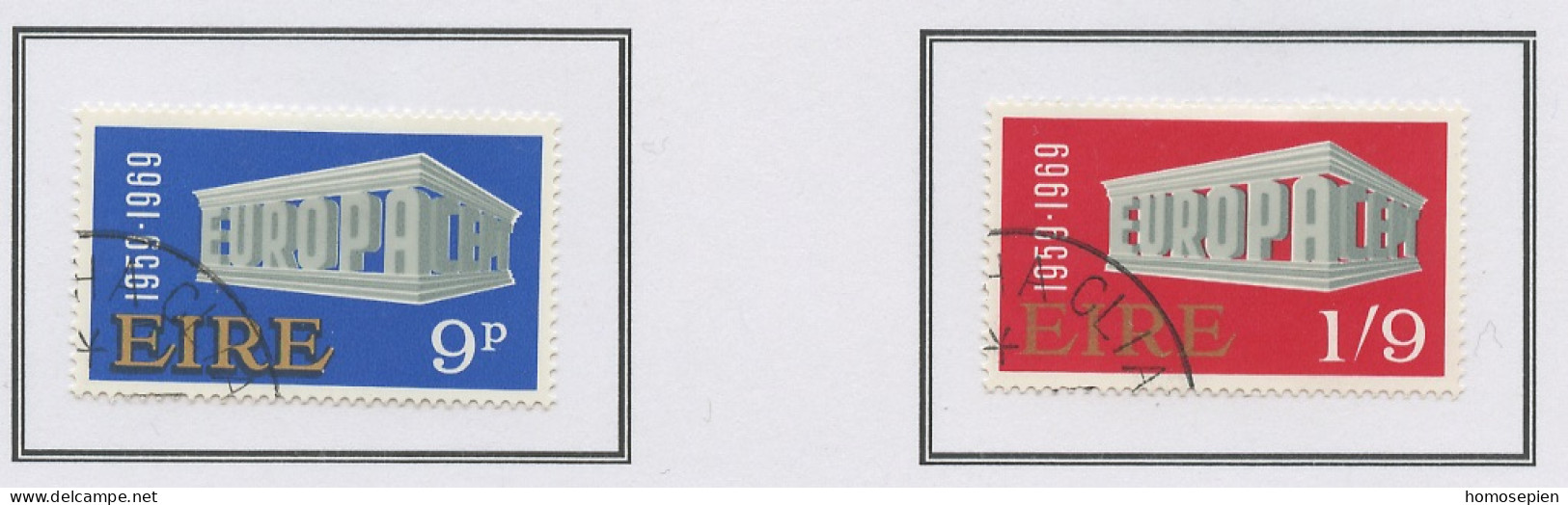 Irlande - Ireland - Irland 1969 Y&T N°232 à 233 - Michel N°230 à 231 (o) - EUROPA - Used Stamps