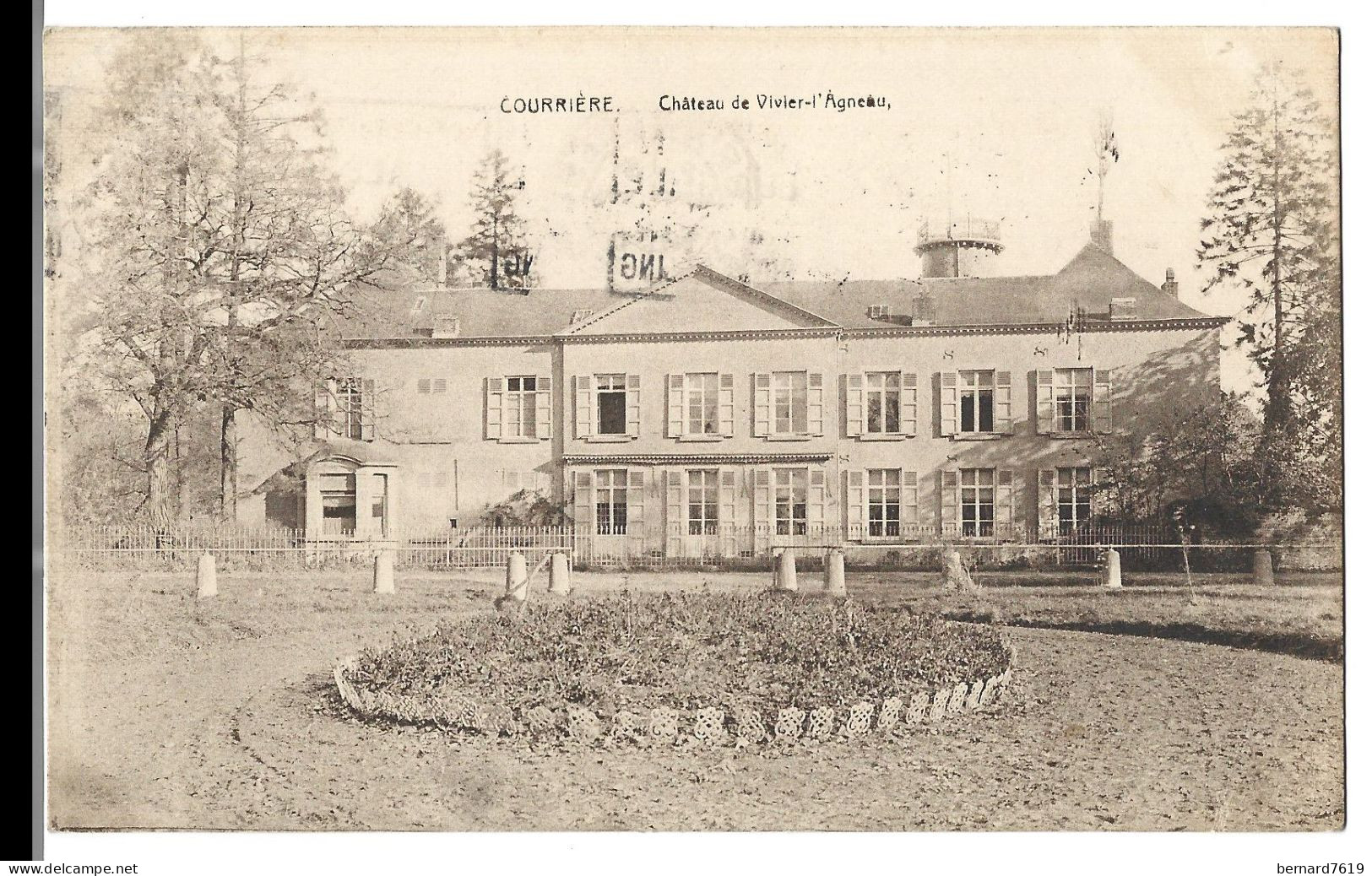 Belgique -  Courriere - Chateau  De Vivier L'agneu - Carte Ecrite Par  La Baronne De Spandl - Assesse