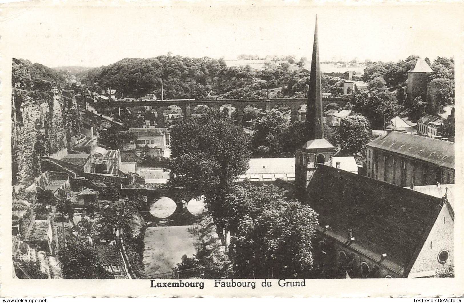 LUXEMBOURG - Faubourg Du Grund - Carte Postale Ancienne - Luxemburg - Town