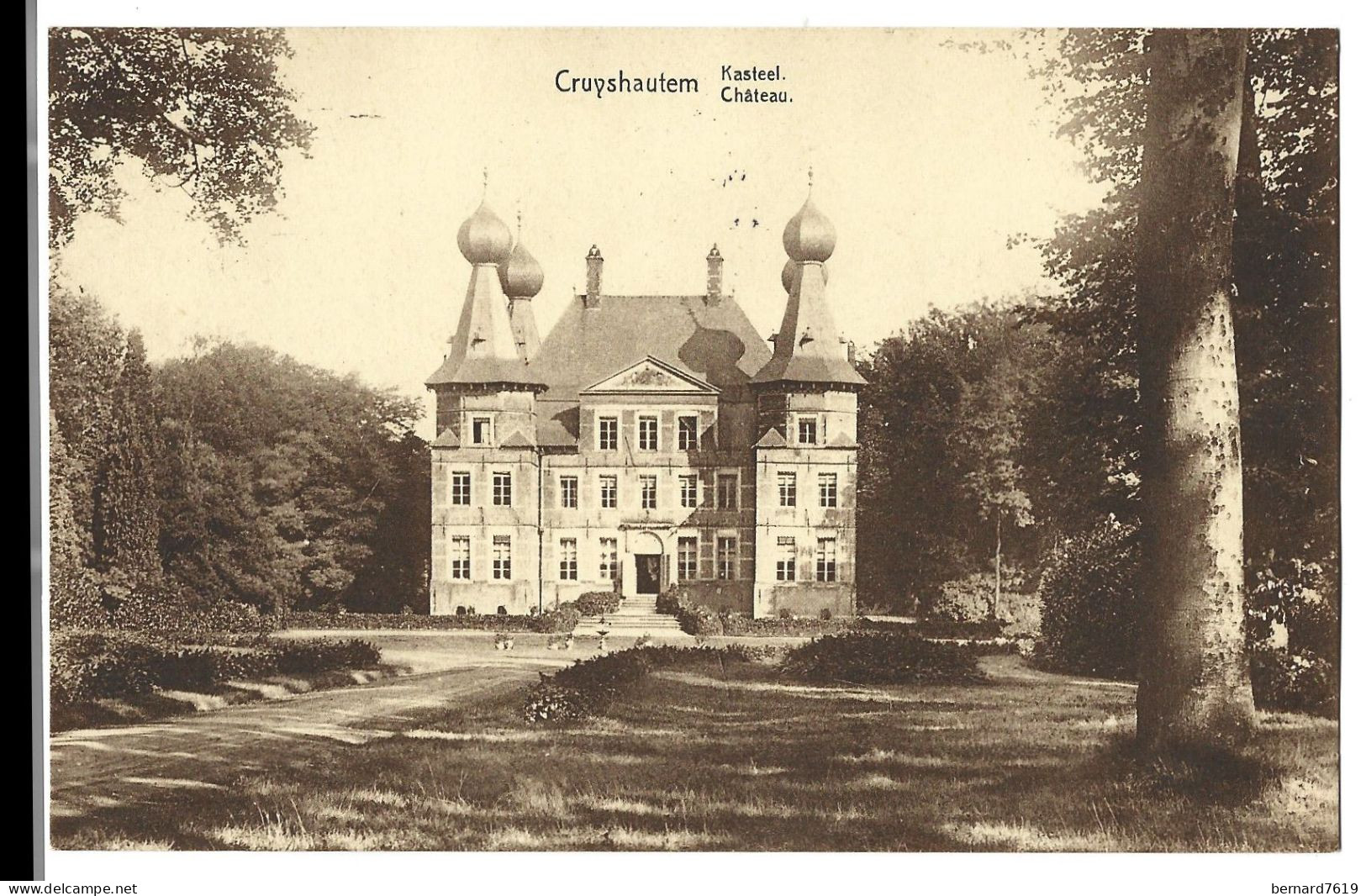 Belgique -  Cruyshautem - Chateau - Kruishoutem  - Voir Verso - Kruishoutem