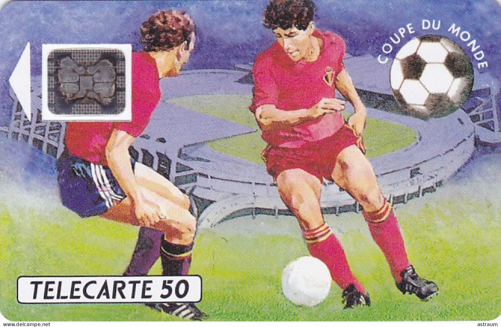 Telecarte Privée D191 NEUVE - Coupe Du Monde De Football - 1100 Ex - Sc5an - 50 Un - Telefoonkaarten Voor Particulieren