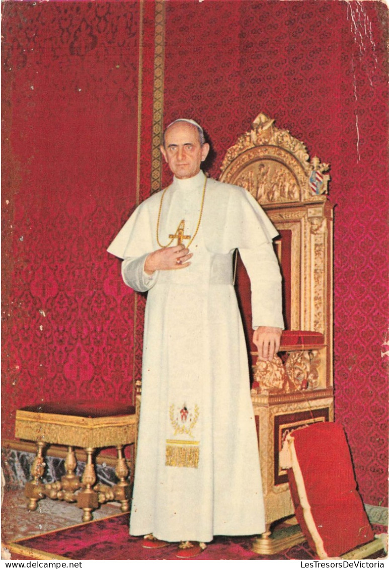 RELIGIONS - CROYANCES - Papes - Paul VI - Carte Postale Ancienne - Papes