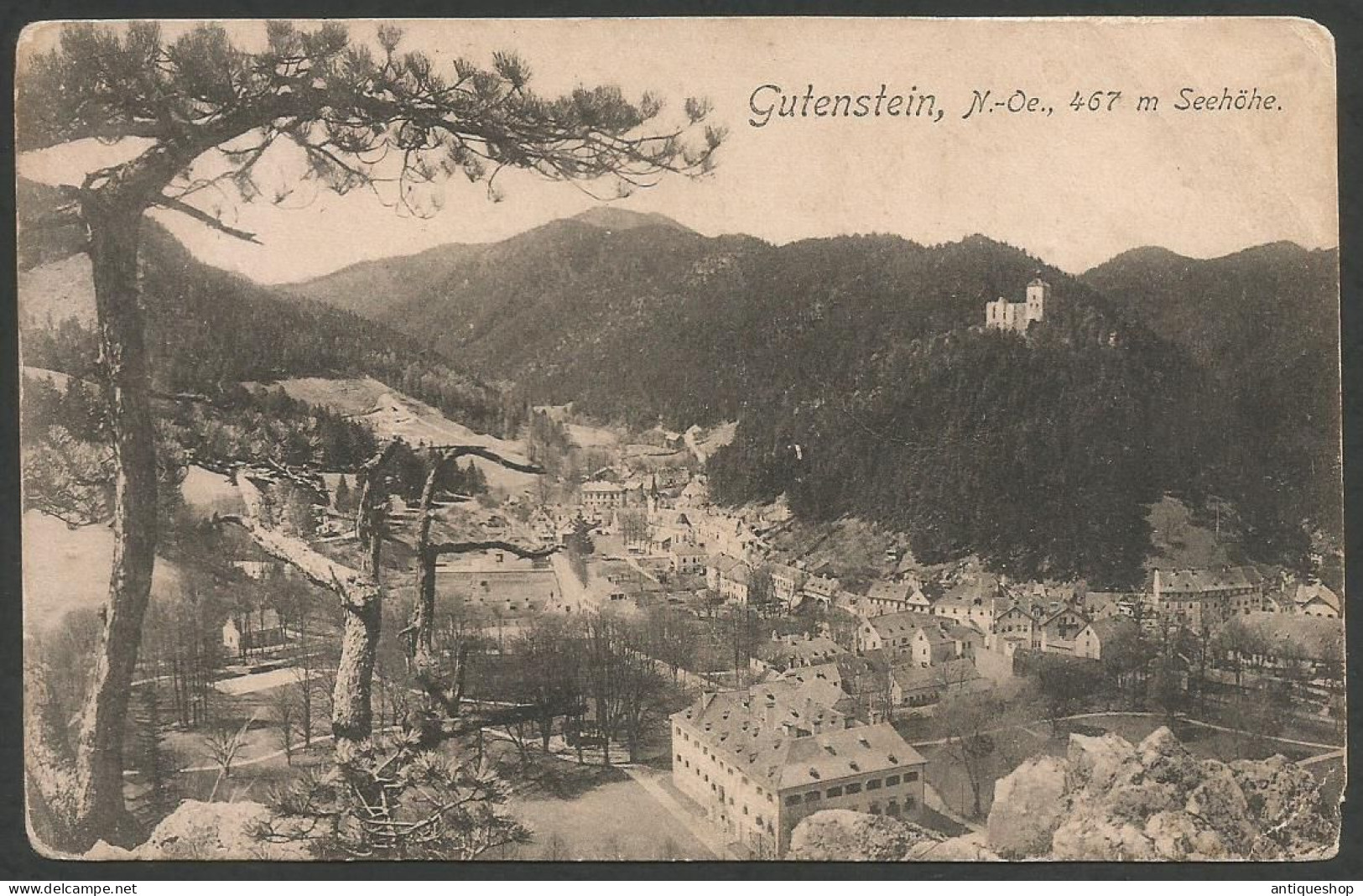 Austria-----Gutenstein-----old Postcard - Gutenstein