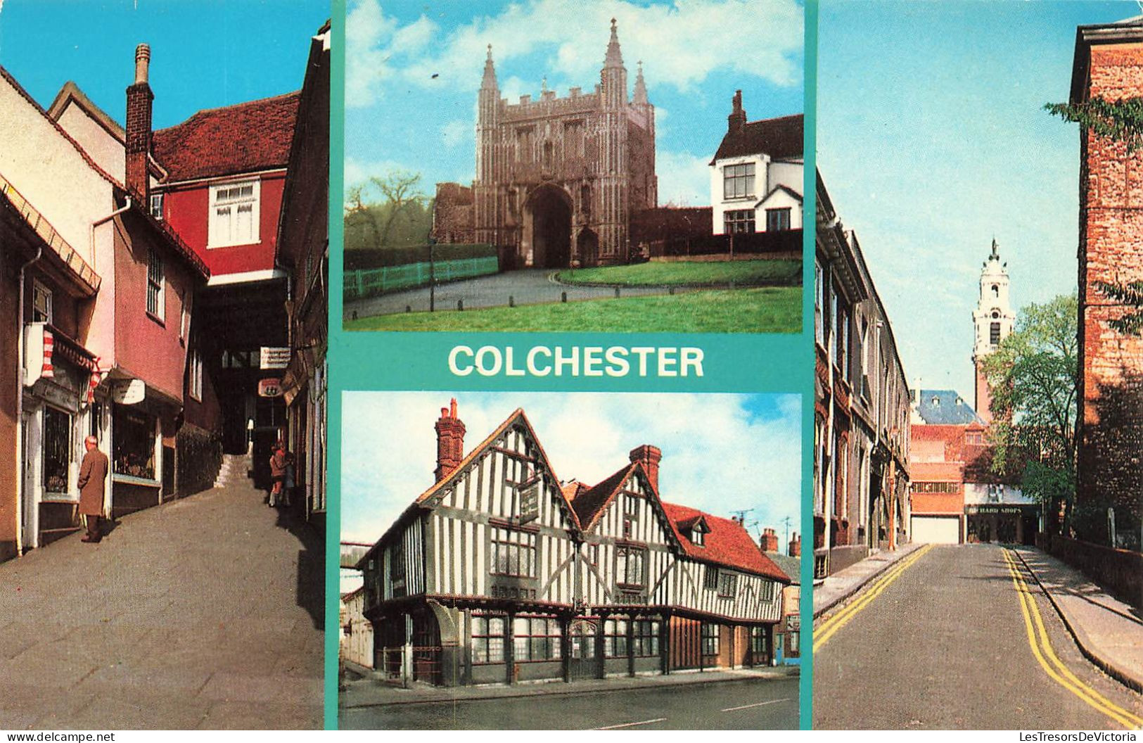 ROYAUME UNI - Colchester - John's Abbey Gate - Scheregate - Trinity Street - Siege House - Carte Postale - Colchester