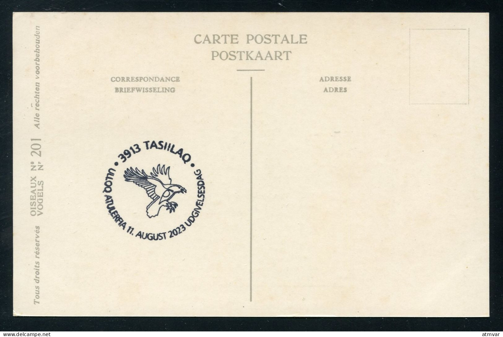 GREENLAND (2023) Carte Maximum Card - ESA Astronaut Andreas Mogensen To ISS, Corvus Corax, Grand Corbeau, Common Raven - Maximum Cards