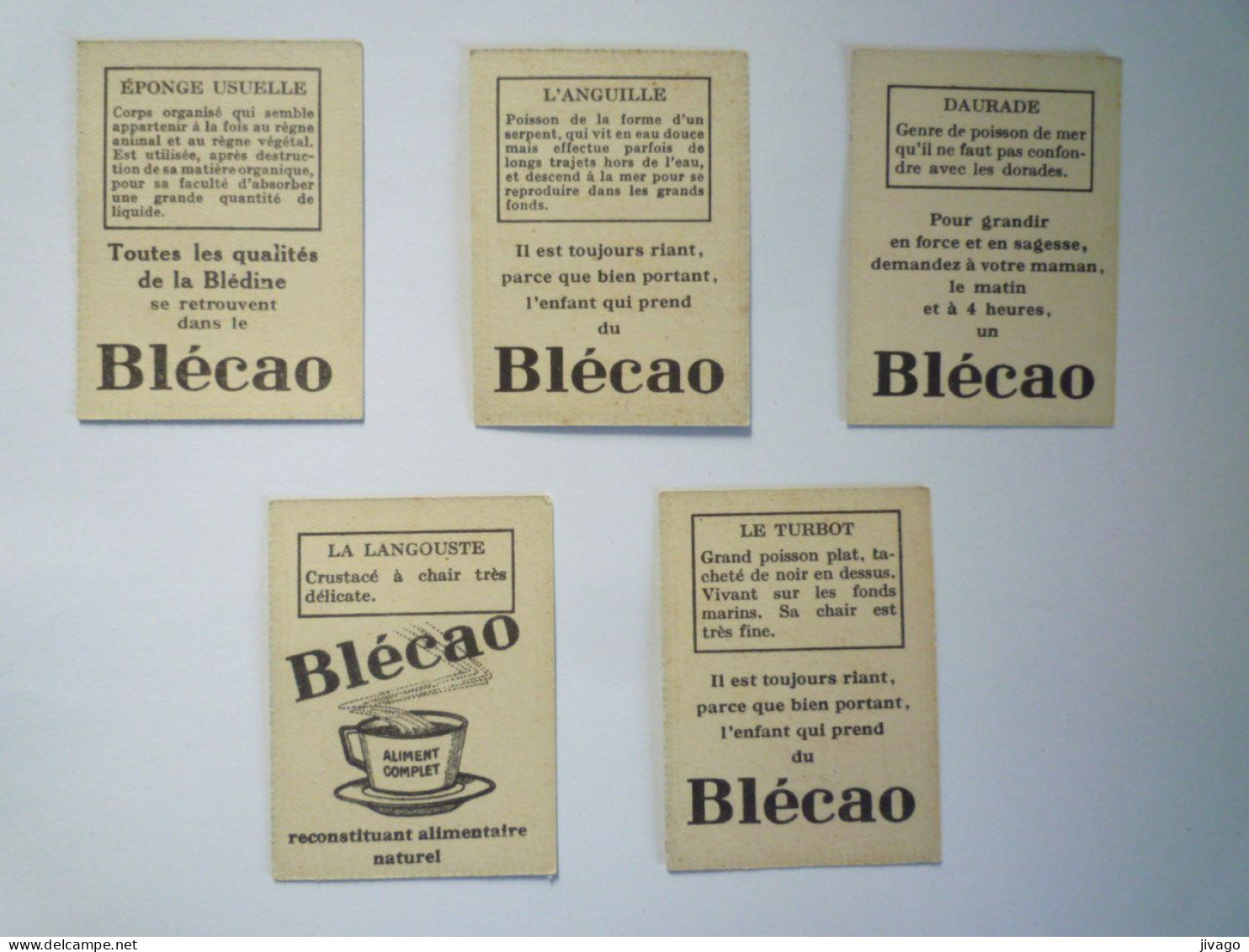 2023 - 3211  LOT De 5  BONS-POINTS  PUB  BLECAO   XXX - Non Classificati