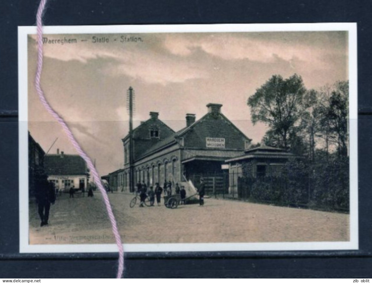 PHOTO WAREGEM WAREGHEM STATIE STATION GARE REPRO - Waregem