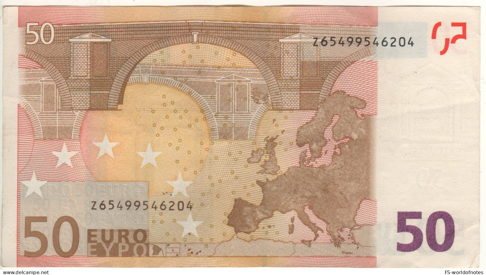 50 Euro   Z  "Belgium - Trichet    T015F4" - 50 Euro