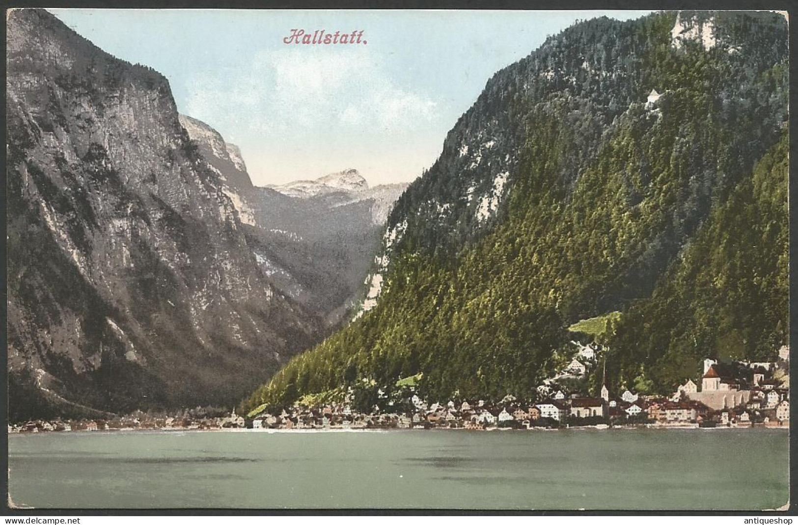 Austria-----Hallstatt-----old Postcard - Hallstatt