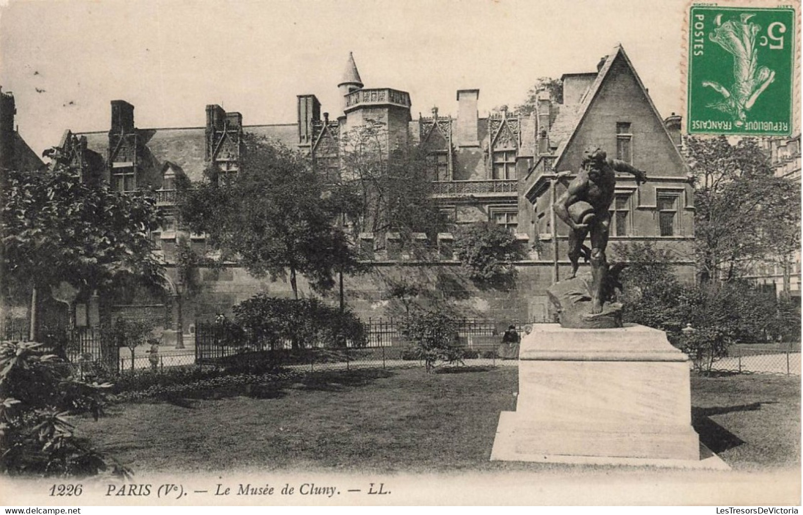 FRANCE - Paris - Le Musée De Cluny - LL - Jardins - Carte Postale Ancienne - Musées