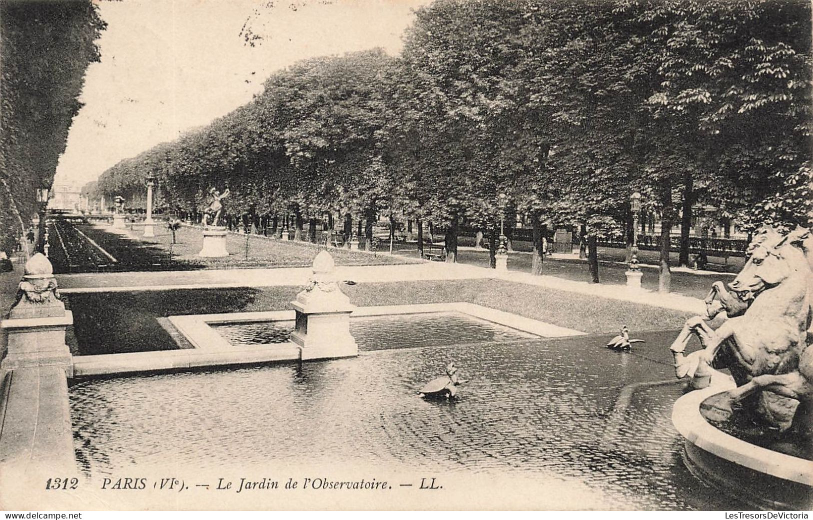 FRANCE - Paris - Le Jardin De L'Observatoire - LL - Jardins - Carte Postale Ancienne - Musea