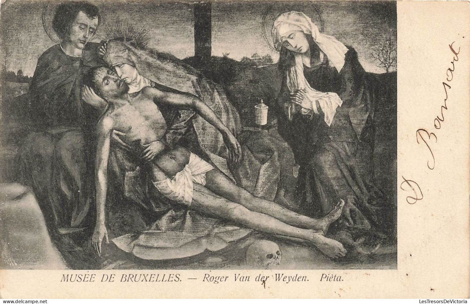 BELGIQUE - Musée De Bruxelles - Roger Van Der Weyden - La Mort De Jésus - Carte Postale Ancienne - Musei