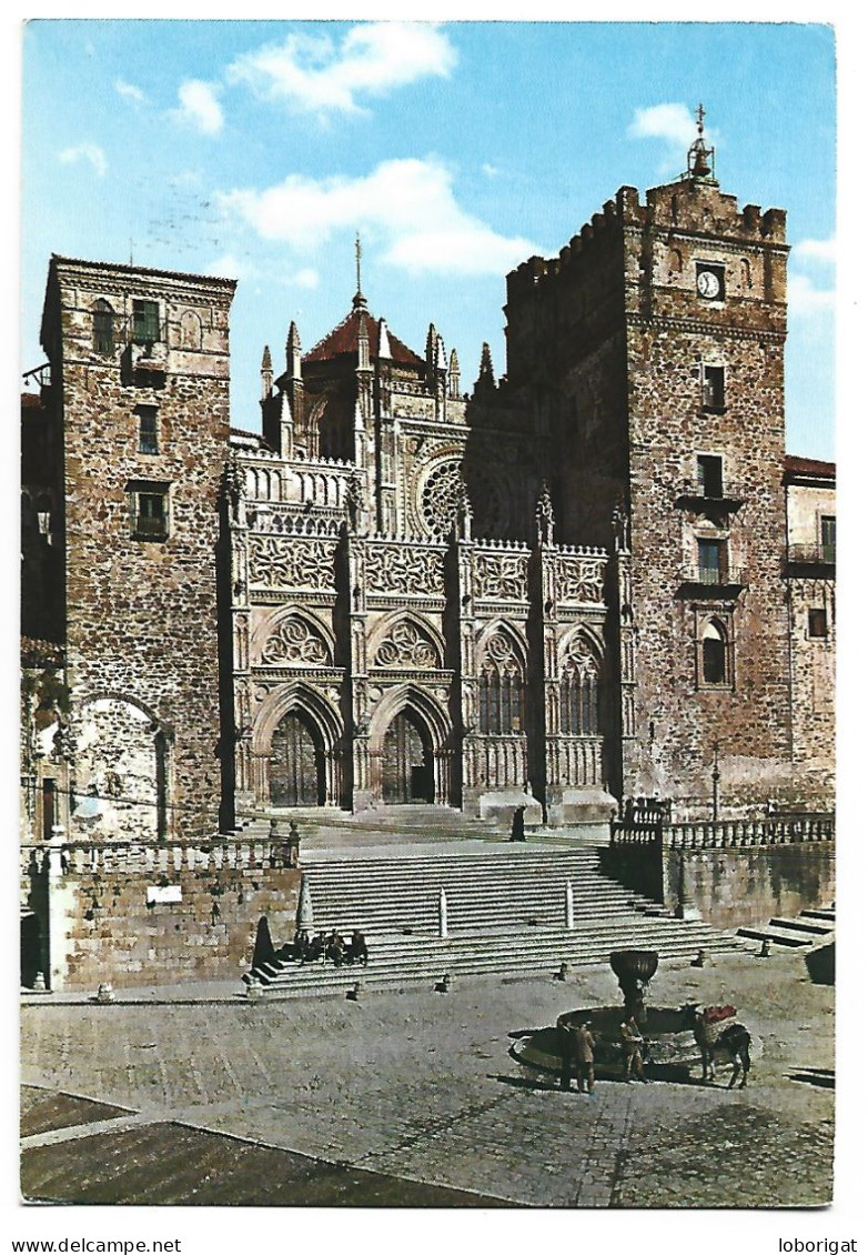 FACHADA PRINCIPAL DEL TEMPLO DE LA HISPANIDAD / TEMPLE OF THE HISPANICISM, FAÇADE.-  GUADALUPE / CACERES.- (ESPAÑA) - Cáceres