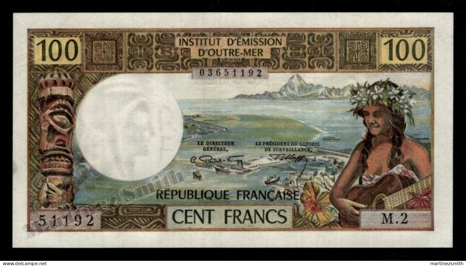 France Outre Mer Nouméa Banknote Year 1973 Value 100 Francs Pick 63b - Condition UNC - Nouméa (Nuova Caledonia 1873-1985)