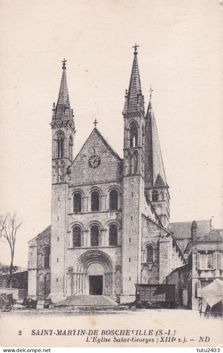 2 SAINT MARTIN DE BOSCHERVILLE                               L Eglise St Georges - Saint-Martin-de-Boscherville